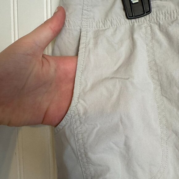 J Jill khaki tie waist skirt size 10 stretch N43 - Picture 2 of 5